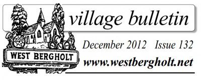 West Bergholt Bulletin banner, December 2012