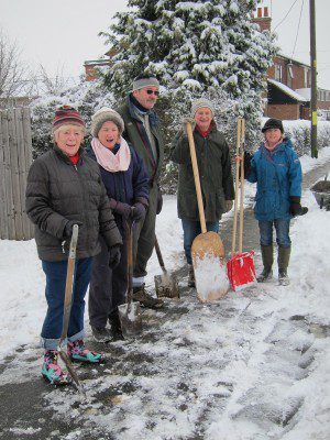 Members of West Bergholt Snow Patrol pictured in early 2012