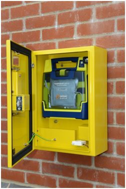 Every Minute Counts - Defibrillator to be located at West Bergholt Co-op