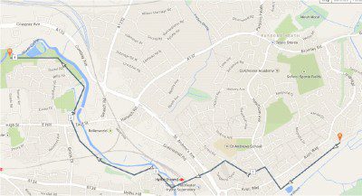 Route of Community Walk
