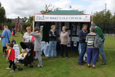 Friends of St Mary's stall at the Village Fayre