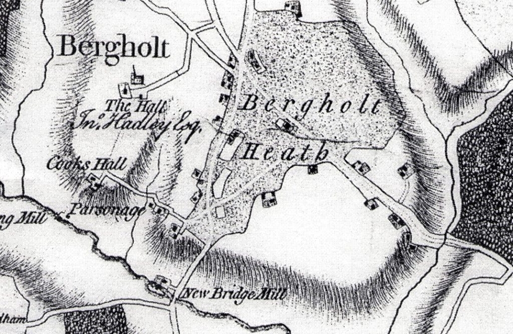 1780 map of village