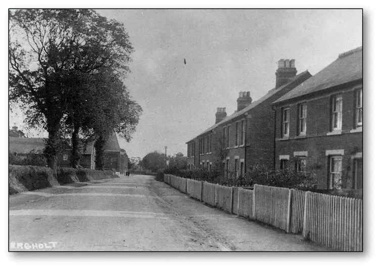 Colchester Road looking towards Brewery