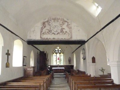The talk on St Mary's Through Time will discuss the interior of St Mary's featuring the Royal Coat of Arms that will be a subject in