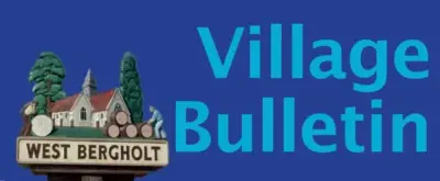 The normal Village Bulletin cover heading
