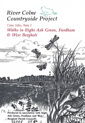 Original cover of the walks booklet featuring the Heath & Greens walk