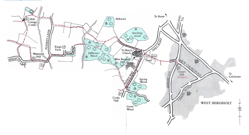 Map of the Joe Firmin Walk