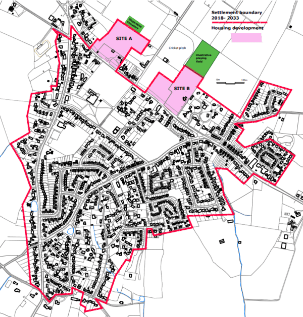 Settlement Boundaries as agreed in Neighbourhood Plan