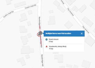 Newbridge Hill Closure 11Sep22