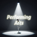 AI generated image to accompany Heading for Performing Arts