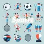 Ai-generated image to decorate heading for Sports
